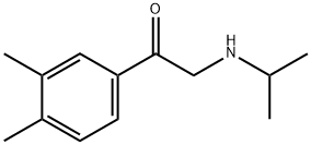 Acetophenone, 2-(isopropylamino)-3,4-dimethyl- (8CI) structure