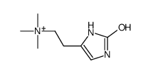 Ammonium,[2-(2-hydroxyimidazol-4-yl)ethyl]trimethyl- (8CI)结构式