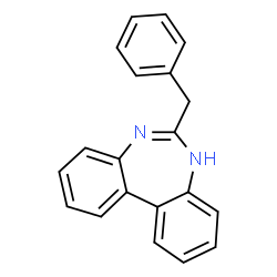 6-benzyl-5H-dibenzodiazepine Structure