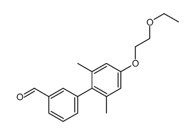 3-[4-(2-ethoxyethoxy)-2,6-dimethylphenyl]benzaldehyde Structure