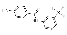 4-Amino-N-[3-(trifluoromethyl)phenyl]benzamide structure