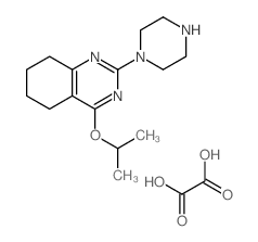 2-piperazin-1-yl-4-propan-2-yloxy-5,6,7,8-tetrahydroquinazoline structure