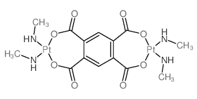 Platinum, [m-[1,2,4,5-benzenetetracarboxylato(4-)-O1,O2:O4,O5]]tetrakis(methanamine)di-(9CI)结构式