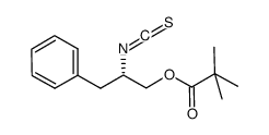 (2S)-3-phenyl-1-pivaloyloxy-2-propyl isothiocyanate Structure