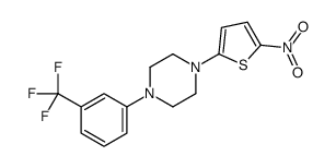 1-(5-nitrothiophen-2-yl)-4-[3-(trifluoromethyl)phenyl]piperazine Structure