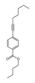 butyl 4-hept-1-ynylbenzoate结构式