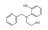 2-[pyridin-2-ylmethyl(2-sulfanylethyl)amino]phenol结构式