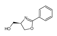 (R)-2-phenyl-4-hydroxymethyl-4,5-dihydrooxazole结构式