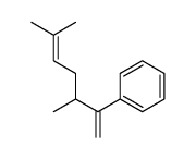 3,6-dimethylhepta-1,5-dien-2-ylbenzene结构式