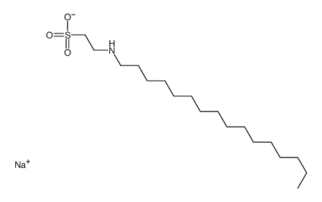 sodium 2-(hexadecylamino)ethanesulphonate Structure