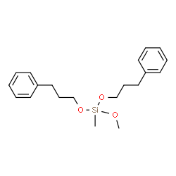 methoxymethylbis(3-phenylpropoxy)silane结构式