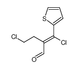 4-chloro-2-(chloro-2-thienylmethylene)butyraldehyde结构式