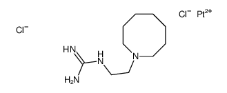 dichloro(guanethidine)platinum(II) structure