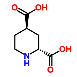 (2R,4R)-2,4-Piperidinedicarboxylic acid结构式