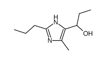 1-(4-methyl-2-propyl-1H-imidazol-5-yl)propan-1-ol结构式