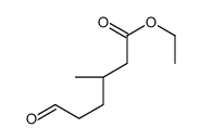 ethyl (3R)-3-methyl-6-oxohexanoate结构式
