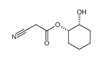 monocyanoacetate of cis-cyclohexane-1,2-diol Structure