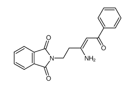 2-[(3Z)-3-amino-5-oxo-5-phenylpent-3-en-1-yl]-1H-isoindole-1,3(2H)-dione结构式
