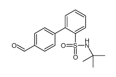 N-tert-butyl-4'-formylbiphenyl-2-sulfonamide Structure