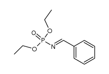 N-(diethoxyphosphoryl)benzylideneimine结构式