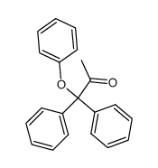 1-phenoxy-1,1-diphenylpropan-2-one Structure
