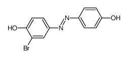 2-bromo-4,4'-azo-di-phenol Structure