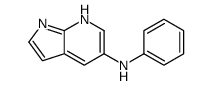 N-phenyl-1H-pyrrolo[2,3-b]pyridin-5-amine结构式