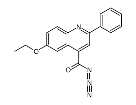 6-ethoxy-2-phenyl-quinoline-4-carbonyl azide结构式