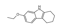 7-ethoxy-1,2,3,4-tetrahydro-carbazole结构式