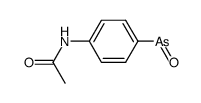 acetic acid-(4-arsenoso-anilide) Structure