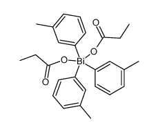 tris(meta-tolyl)bismuth dipropionate结构式