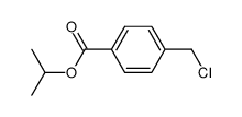 Isopropyl 4-(chloromethyl)benzoate结构式