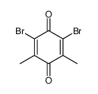 2,6-dibromo-3,5-dimethyl-1,4-benzoquinone结构式