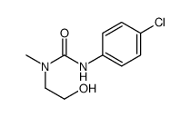 3-(4-chlorophenyl)-1-(2-hydroxyethyl)-1-methylurea结构式