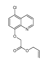 prop-2-enyl 2-(5-chloroquinolin-8-yl)oxyacetate Structure