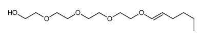 2-[2-[2-(2-hex-1-enoxyethoxy)ethoxy]ethoxy]ethanol Structure