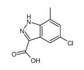 5-chloro-7-methyl-2H-indazole-3-carboxylic acid Structure