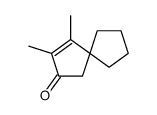 3,4-dimethylspiro[4.4]non-3-en-2-one结构式