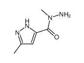 1H-Pyrazole-3-carboxylic acid,5-methyl-,1-methylhydrazide picture