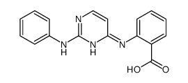 2-[(2-anilinopyrimidin-4-yl)amino]benzoic acid Structure