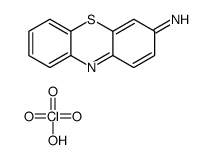 perchloric acid,phenothiazin-3-imine Structure