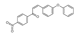 1-(4-nitrophenyl)-3-(3-phenoxyphenyl)prop-2-en-1-one Structure