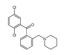 2,5-DICHLORO-2'-PIPERIDINOMETHYL BENZOPHENONE结构式