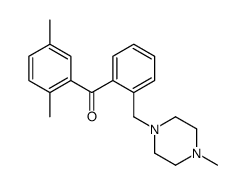 2,5-DIMETHYL-2'-(4-METHYLPIPERAZINOMETHYL) BENZOPHENONE picture