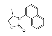 4-methyl-3-naphthalen-1-yl-1,3-oxazolidin-2-one Structure