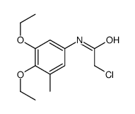 2-chloro-N-(3,4-diethoxy-5-methylphenyl)acetamide Structure