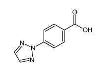 4-[1,2,3]triazol-2-yl-benzoic acid结构式