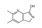2,3-dimethyl-5,6-dihydropyrrolo[3,4-b]pyridin-7-one结构式