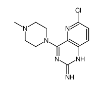 6-chloro-4-(4-methylpiperazin-1-yl)pyrido[3,2-d]pyrimidin-2-amine结构式