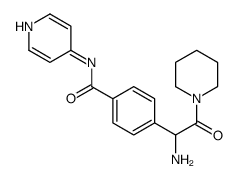 4-(1-amino-2-oxo-2-piperidin-1-ylethyl)-N-pyridin-4-ylbenzamide Structure